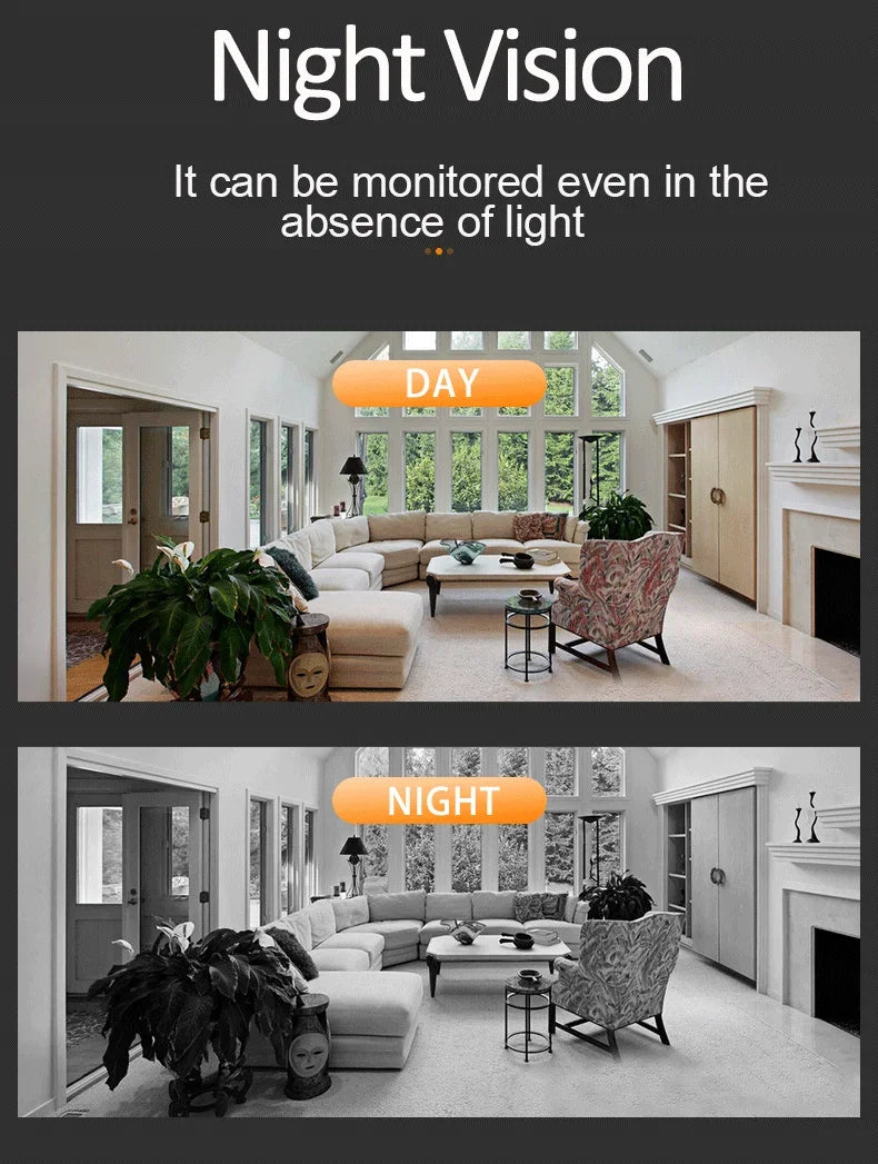 Mini IP Camera HD 1080P Covert Small Nanny Cam Video Voice Recorder Indoor Portable  Security CCTV Camera for Home and Office