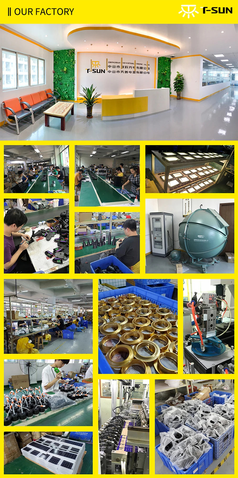 T-SUN 7LEDS Solar Spotlight IP65 Waterproof Solar Garden Light Solar Wall Light Solar Light With Fixed Color Solar Lamp Outdoor