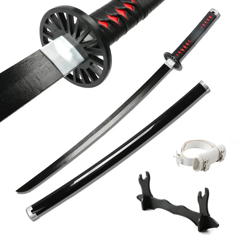 Anime Katana 104cm/41in Tanjiro Zenitsu Kyoujurou Samurai Swords Original Texture  Anime Katana  Cosplay Bamboo Wooden Toy Sword