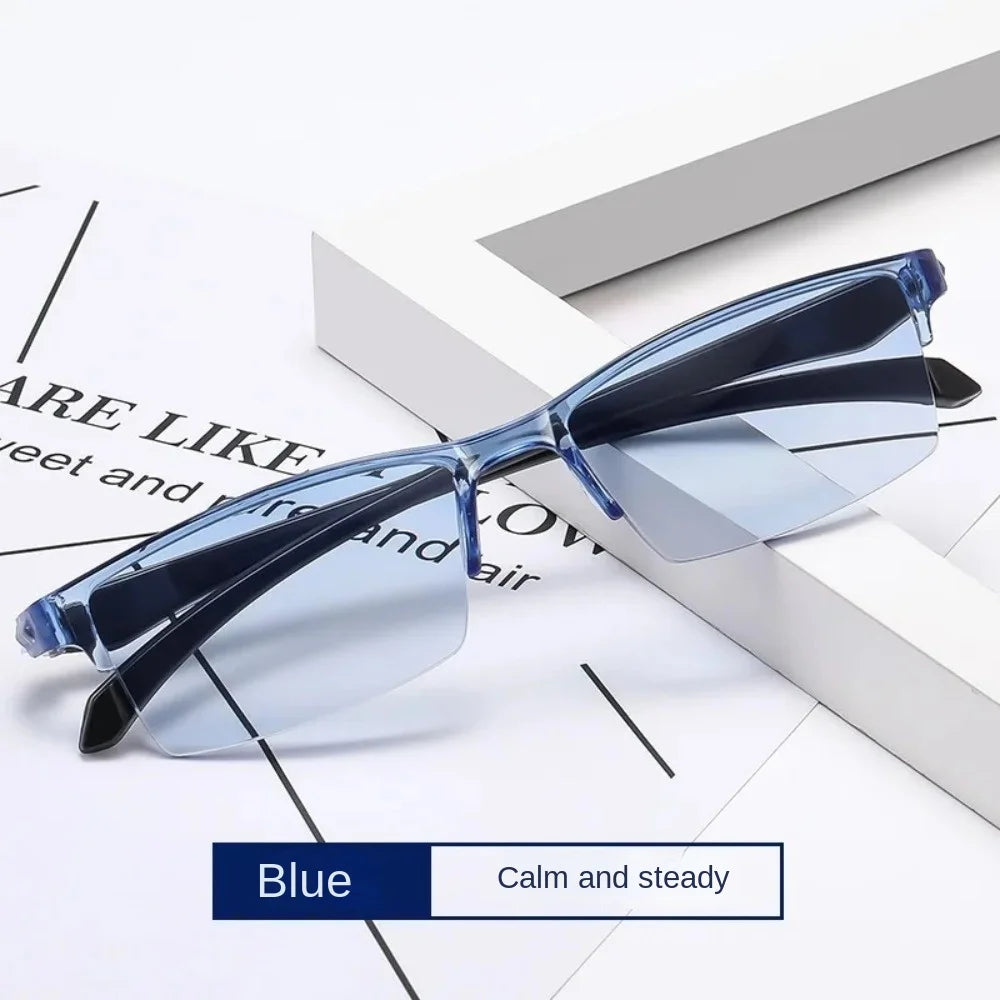 Smart Automatic Zoom Eyeglasses Anti-Blue Light Reading Glasses For +100-+500 Men Women Optical Spectacle Computer Eyeglass
