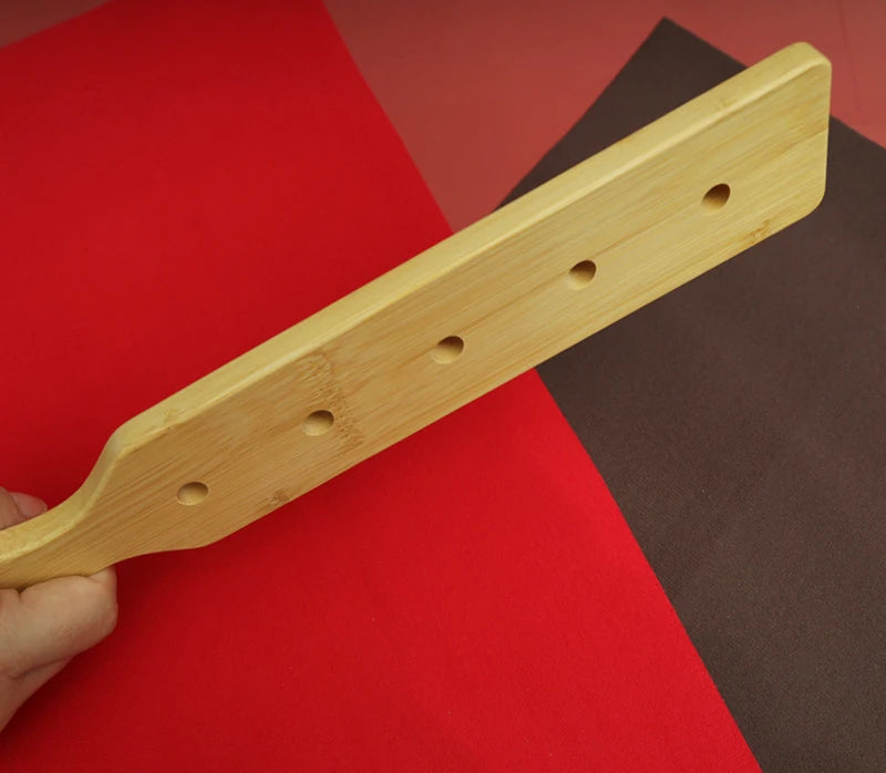 Traditional Handcrafted Bamboo Spanking Paddle – Equestrian Horse Whip & Discipline Tool