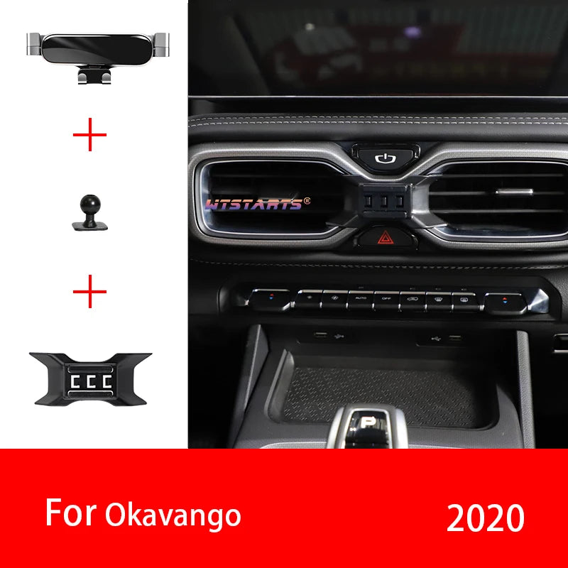 Car Phone Holder Mobile Mount Stand For  Geely Okavango 20-22  Adjustable GPS Navigation Bracket Car Lnterior Accessories
