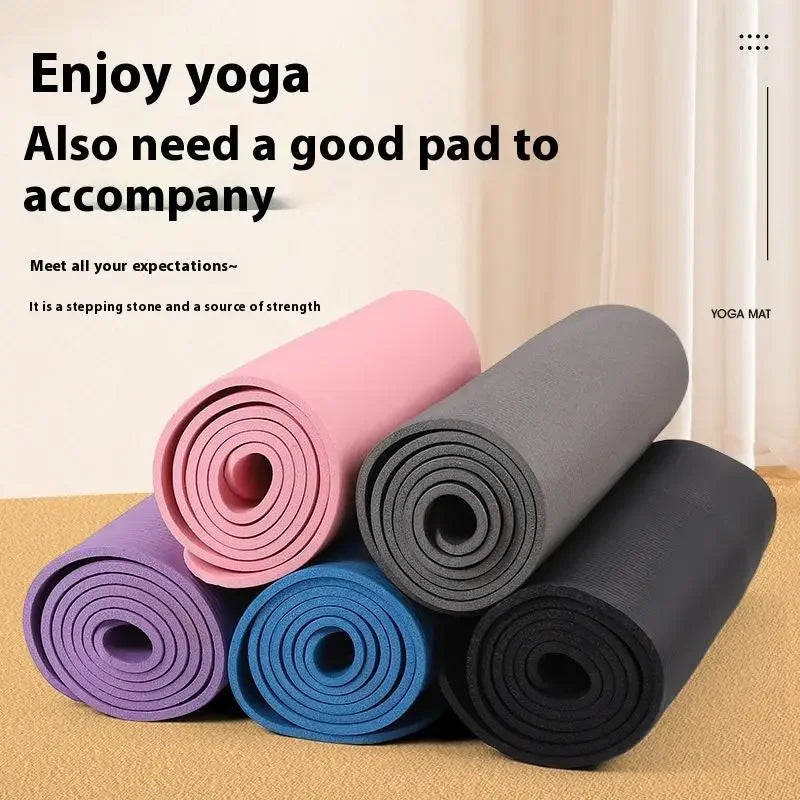 1PC Thick Yoga Mat Anti-skid Sports Fitness Mat 3MM EVA Comfort Foam Yoga Mat For Exercise Yoga And Pilates Gymnastics Mat
