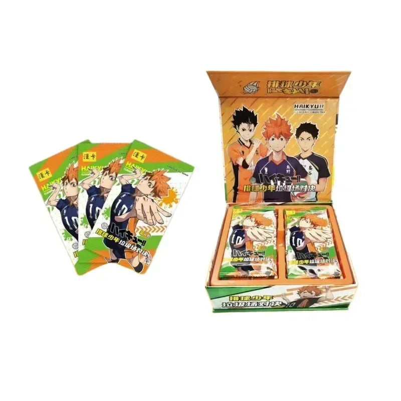 Haikyuu CardsThe Junkyard Showdown Is Coming Hotly with A Passionate Opening Classic Collectible Card Toys and Gifts