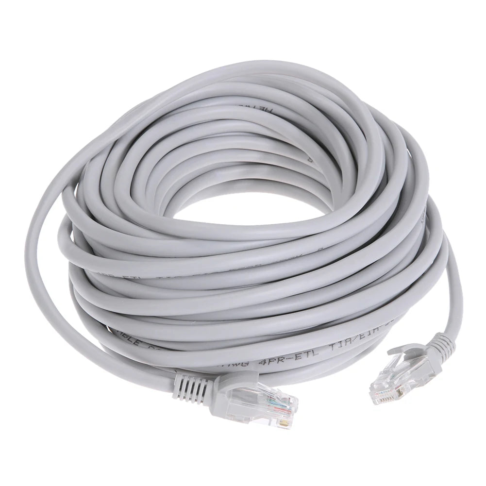 Cable Ethernet De Alta Velocidad Cat5e RJ45 Cable De Red LAN Enrutador De Ordenador Patch Cord , 1M/5M/10M/15M/20M/30M/50M