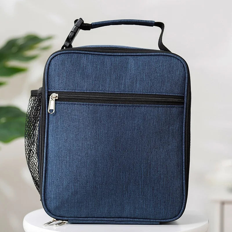 New Cartoon Printed Lunch Bag Women Cute Dinosaur Picnic Travel Thermal Breakfast Box Girls School Child Lunch Box Tote Food Bag