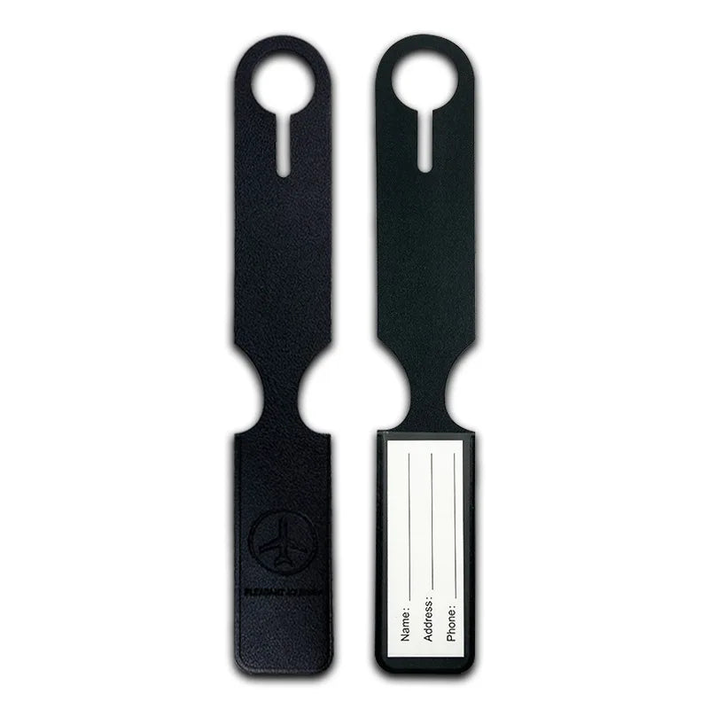 Long PU Luggage Tag for Air Travel - Easy Baggage Identification