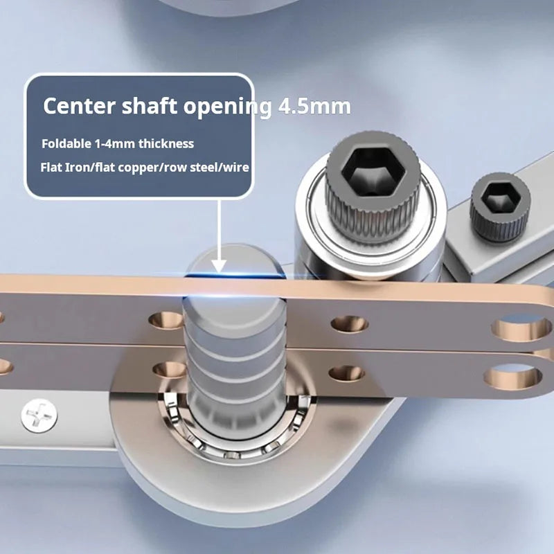 Sheet Metal DIY Furniture Art Bending Tools Manual Iron Block Bending Machine Steel Plate iron wire Bending tools