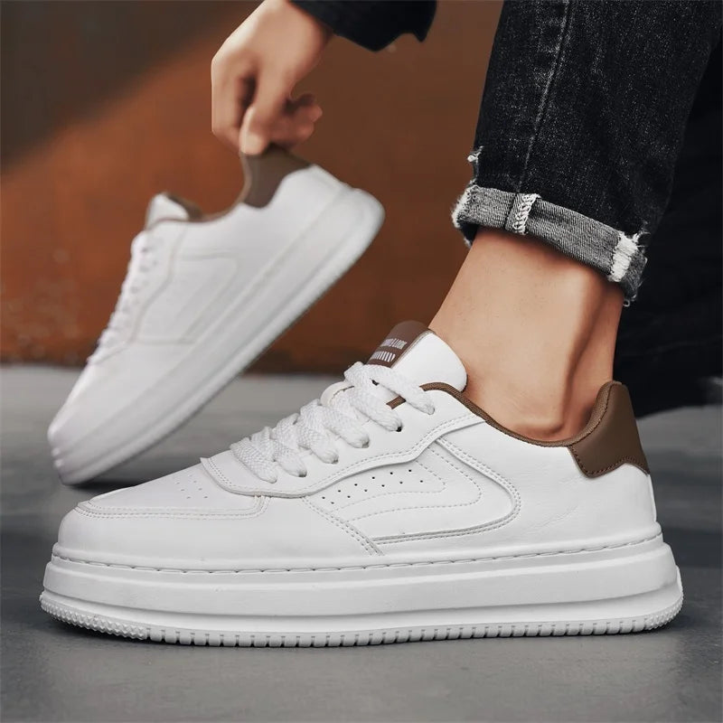 Men's shoes spring and autumn soft-sole non-slip casual shoes fashion Joker outdoor walking shoes youth light sports board shoe