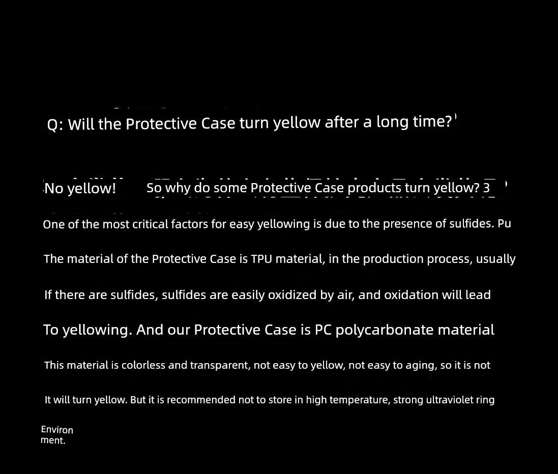 Laboratory Cute Transparent Light Protective Case