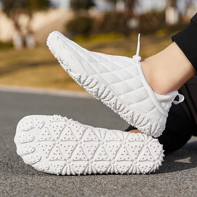 Men Barefoot Aqua Swim Walking Shoes Wide Toe Minimalist Comfortable Walking Shoes Non-Slip for Swim Beach