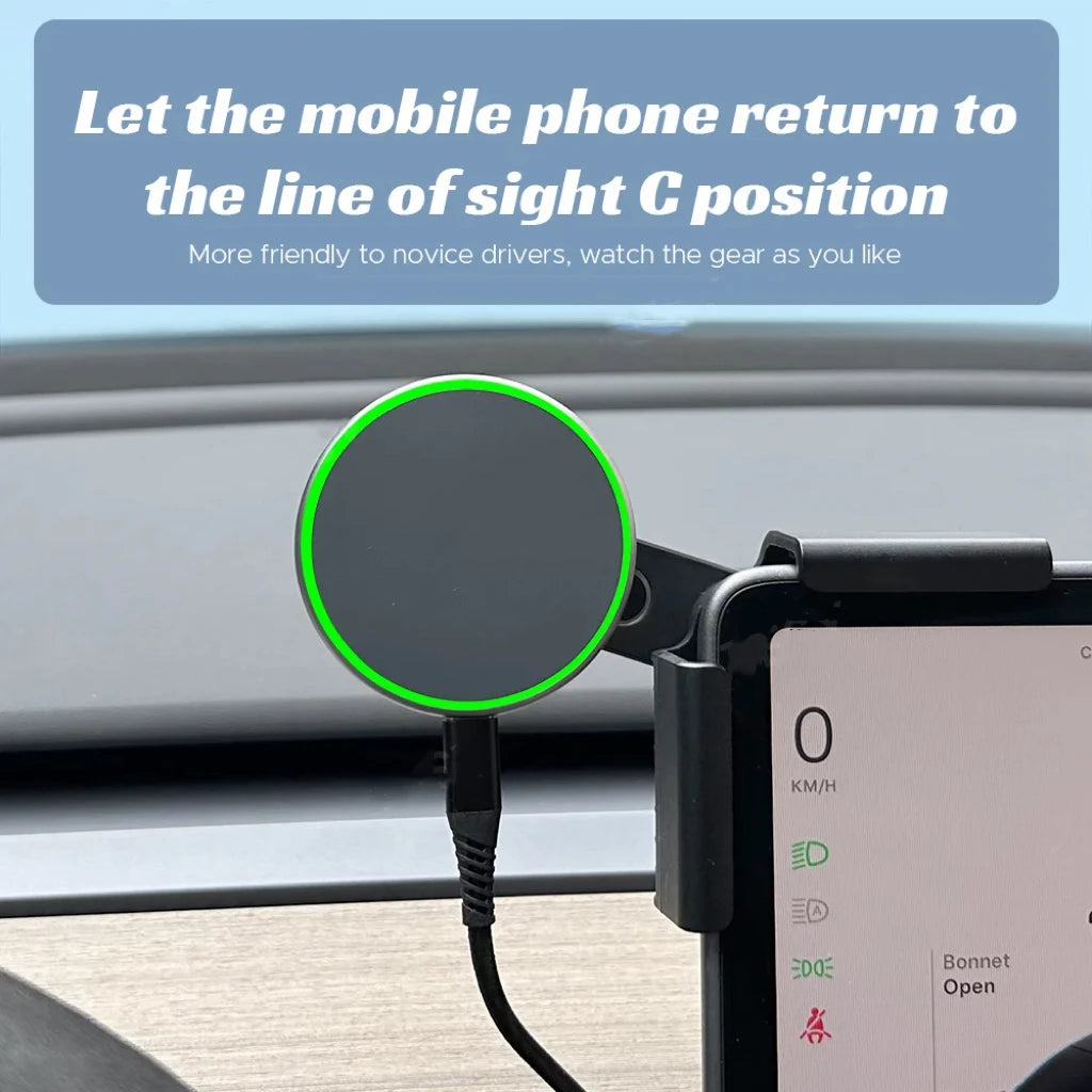 Adjustable Magnetic Car Phone Holder Mount for ZEEKR 001/007/009/X - Vehicle Phone Support Frame Accessory