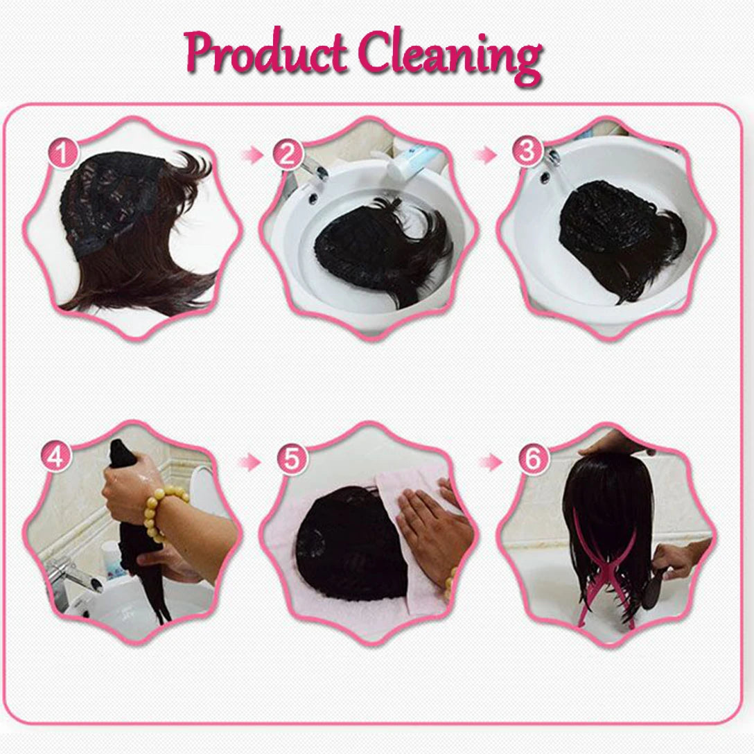 Synthetic Hairpiece Hair Bangs Extension Clip In Hair Ins Hair Fake Fringes Invisible Wig