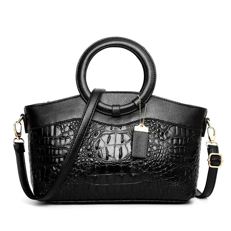 Luxury Handbags Women Bag Designer Crocodile Woman Leather Handbag Ladies Green Party Tote Shoulder Bags ショルダーウォレット Designer Bag