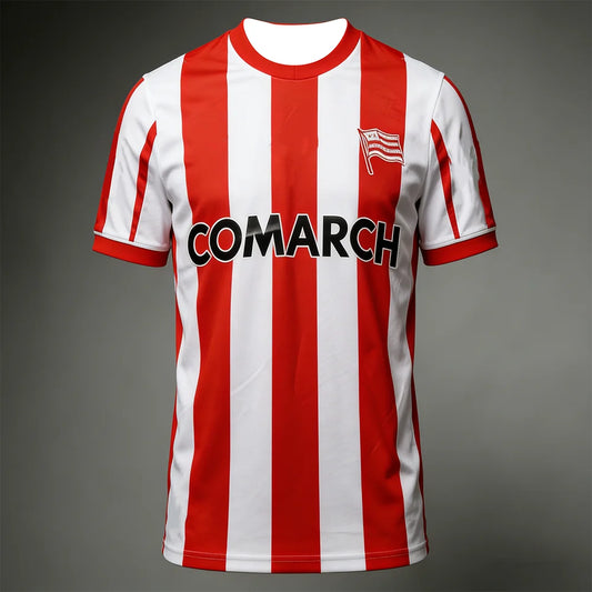 2026 Cracovia Team Uniform Polish League Fan Version Short Sleeved Breathable Quick Drying Sports T-Shirt New Arrival