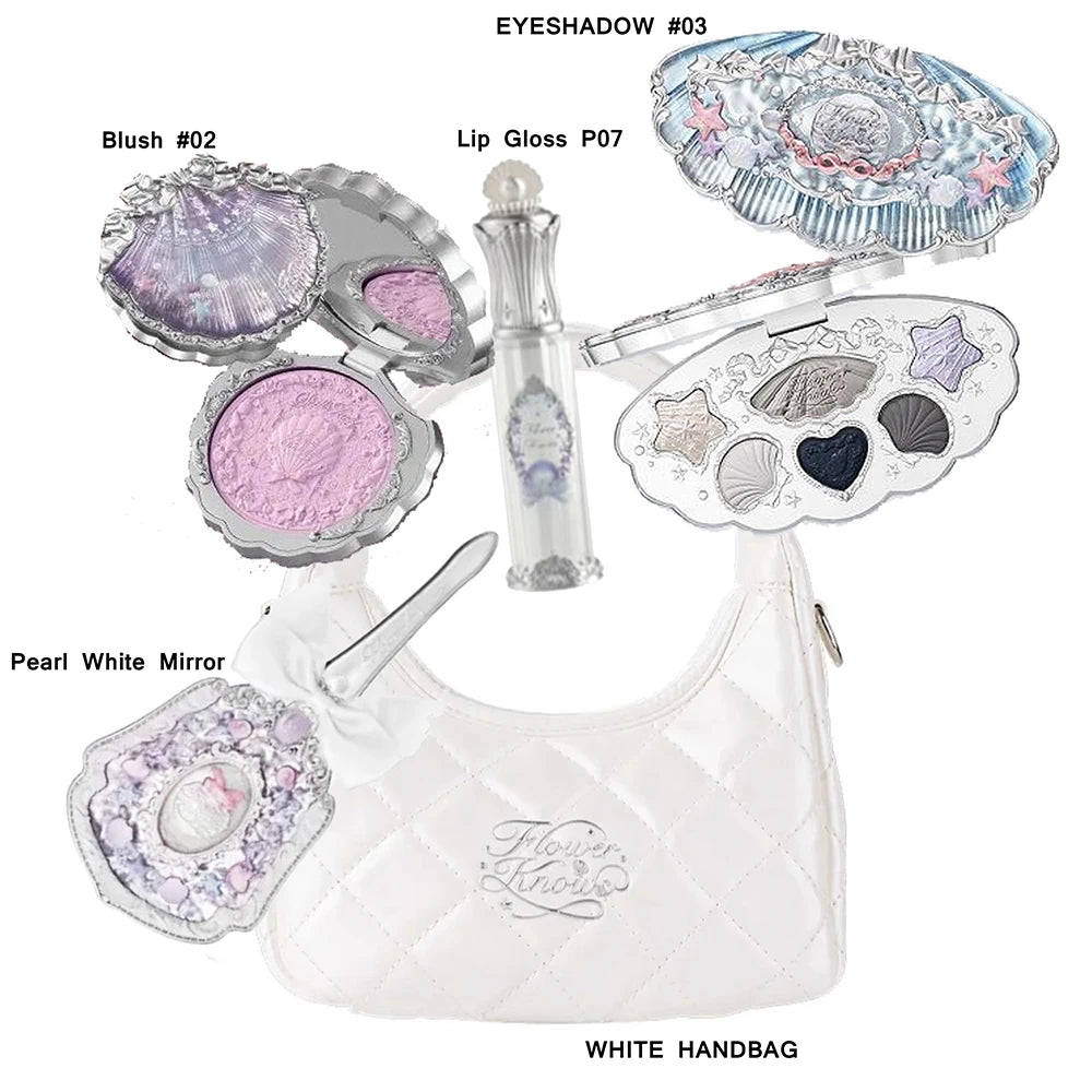 Flower Knows ALL IN ONE Makeup Kit Full Professional Face Palette Blush Eyeshadow Lip Cream Solid Perfume Sets