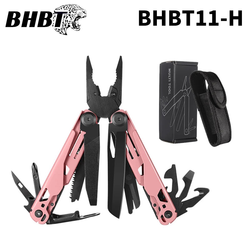 BHBT 19 in 1 Multitool Pliers Folding Knife Multi Tool Hoxagon Wrench Outdoor Camping EDC Tool Home Repair Maintenance