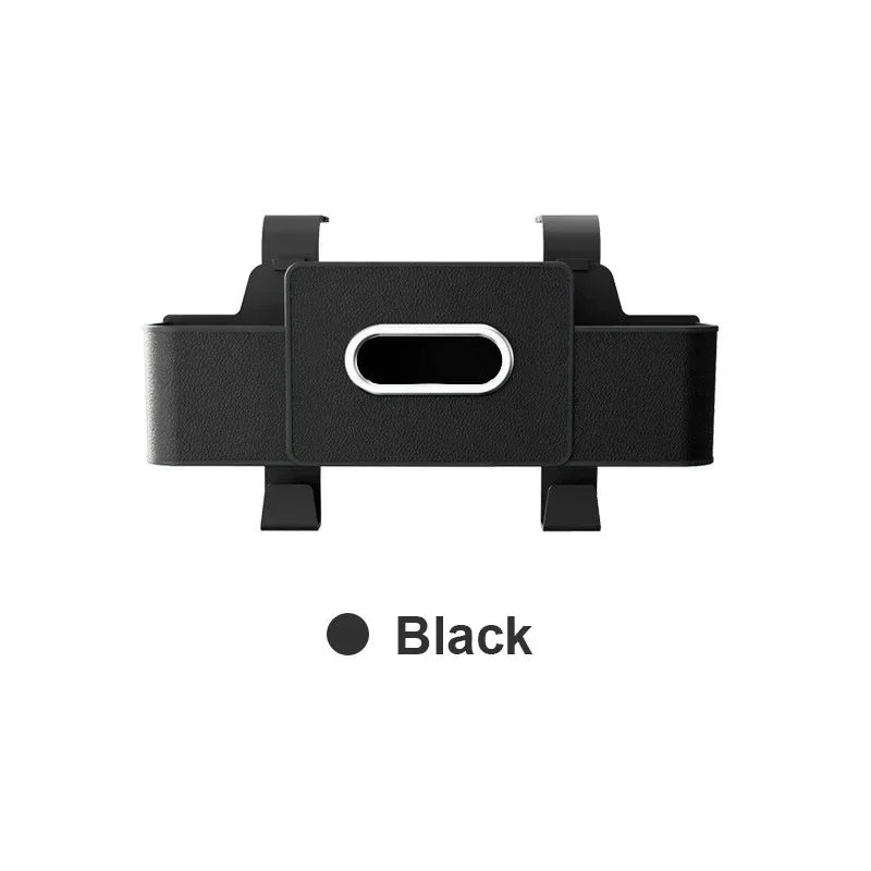 Multifunctional Car Organizer Rear Drainage Holder Storage Hanging Box In Car Bag For Stowing Tidy With Phone Tissue Cup Holder