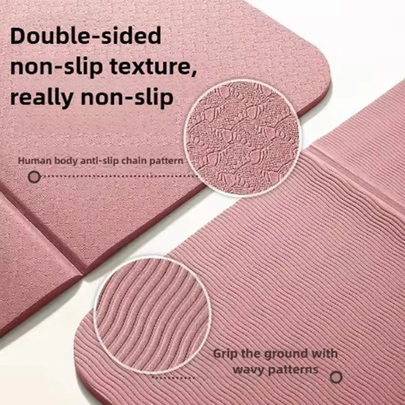4MM Thick Convenient Yoga Mats Soft Anti Slip EVA Ultralight Indoor Fitness Exercise Foldable Gym Pilates Mat Fitness Equipment