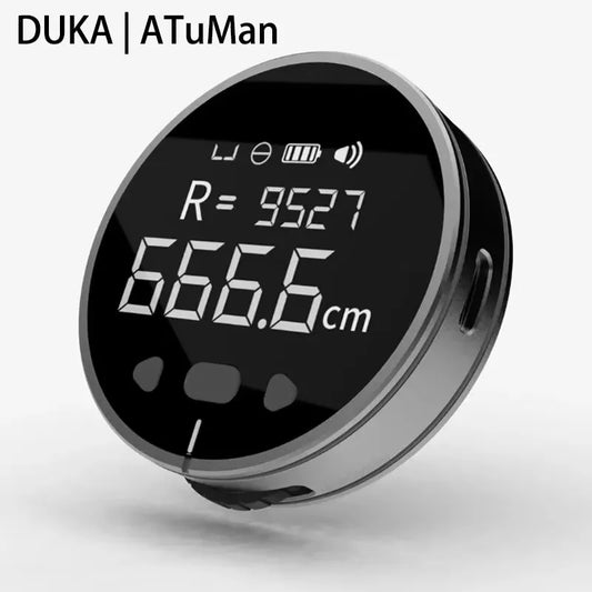 ATUMAN DUKA Electronic Ruler Rechargeable 8 Functions Rangefinder Portable HD LCD Screen Long Standbuy Multifunction ruler