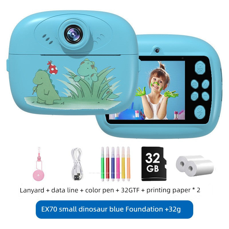 Children's Camera Toy Gift for Boys and Girls, Can Take Pictures and Print, Baby Digital Instant Camera, 2025 Student Model