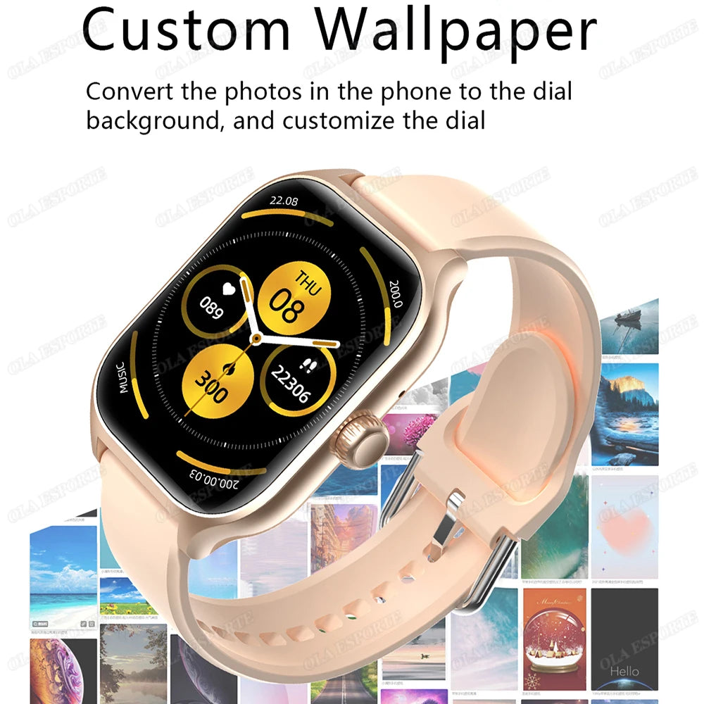 2025 New Military Smart Watch Men IP68 5ATM Outdoor Sports Fitness Tracker Health Monitoring 2.01Inch Bluetooth Call Smartwatch