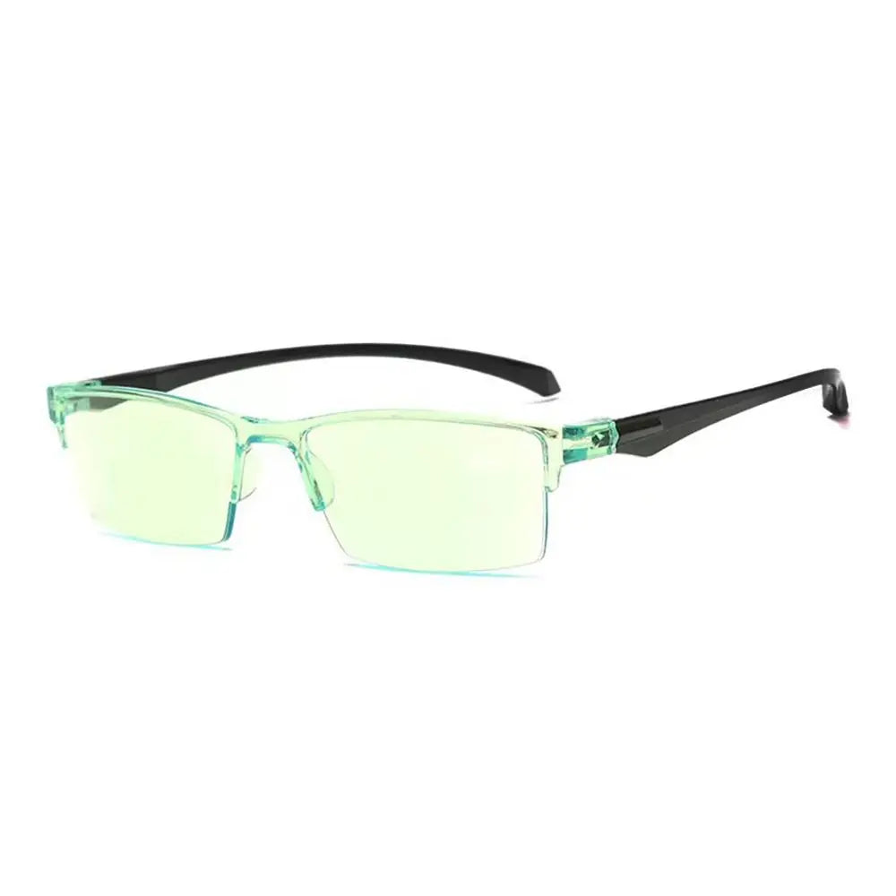 Smart Automatic Zoom Reading Glasses Anti Blue Ray Reading Glasses Autofocus Power Half-Rim Near Far Computer Glasses Elegant