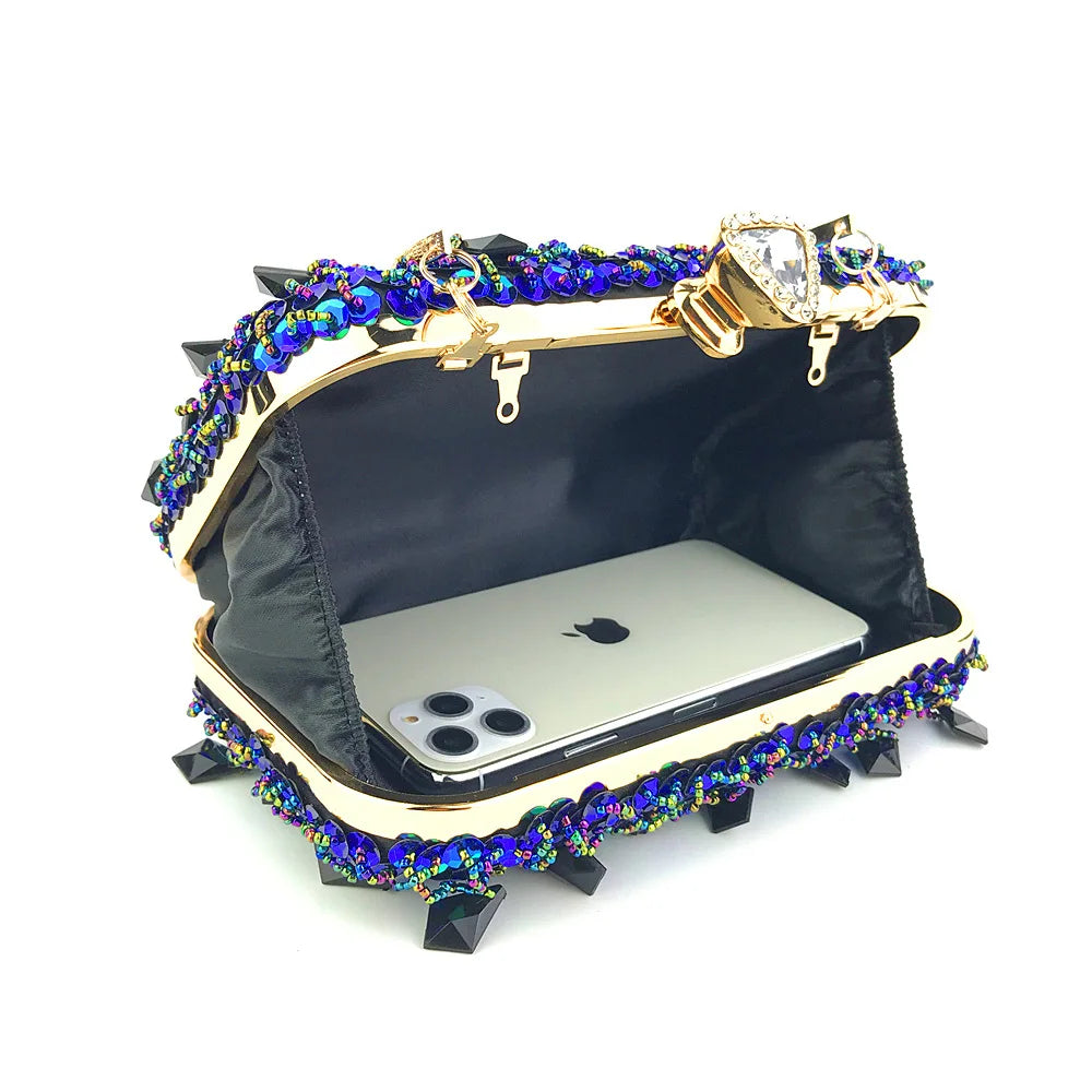 Crossbody Bags for Women 2023 Luxury Designer Fashion Party Handbags Trend Chain Cluth Sac De Luxe Femme Wedding Bags