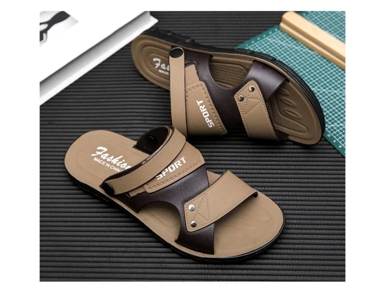 Trend Men's Sandals Casual Beach Shoes Male Classic Summer Sandals Men Slippers Slip On Sandals For Men Slippers