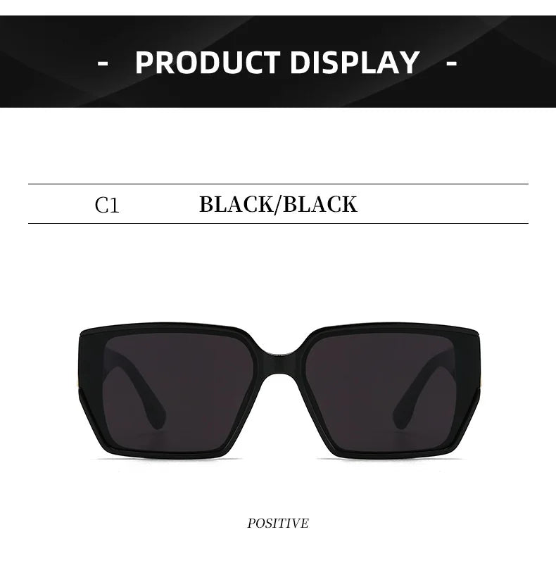 Fashion MM Designer Sunglasses for Women and Men Stylish Square Luxury Glasses Unisex Trend Vintage Shades UV400