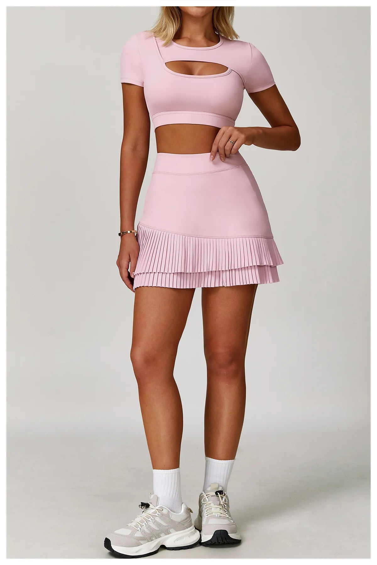 High Waist Sports Short Skirt Lined Shorts Women Fitness Yoga Quick Dry Running Sport Skirts Tennis Skirt Golf Wear for Women