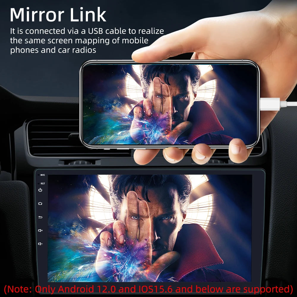 7"/9" 1 DIN Android 11 Car Radio Stereo Multimedia Video Universal Player 2G 32G WIFI GPS Bluetooth Mirror Link