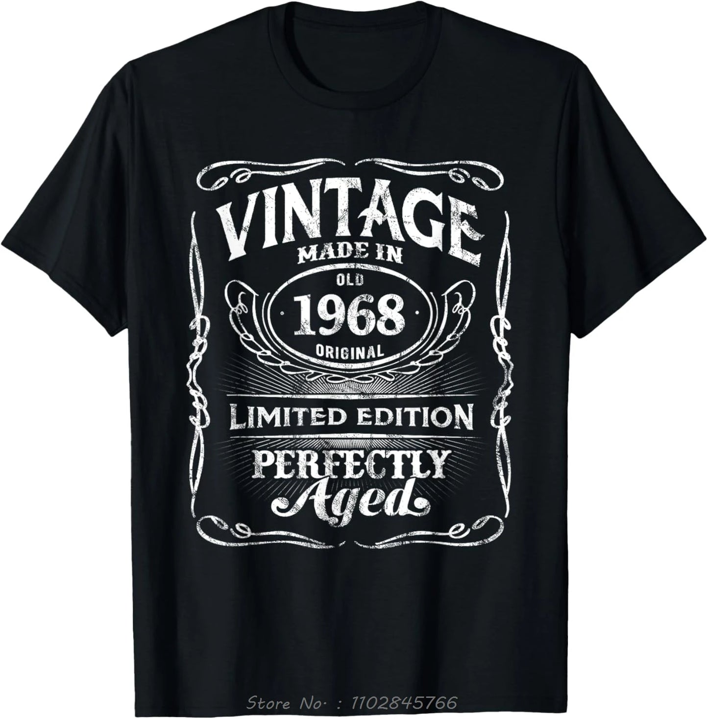 Legends Born In 1968 Oversized T-shirt Bday Men's Clothing On Demand Cotton Tshirt Ropa Hombre Fashion Fitness T Shirt Tops