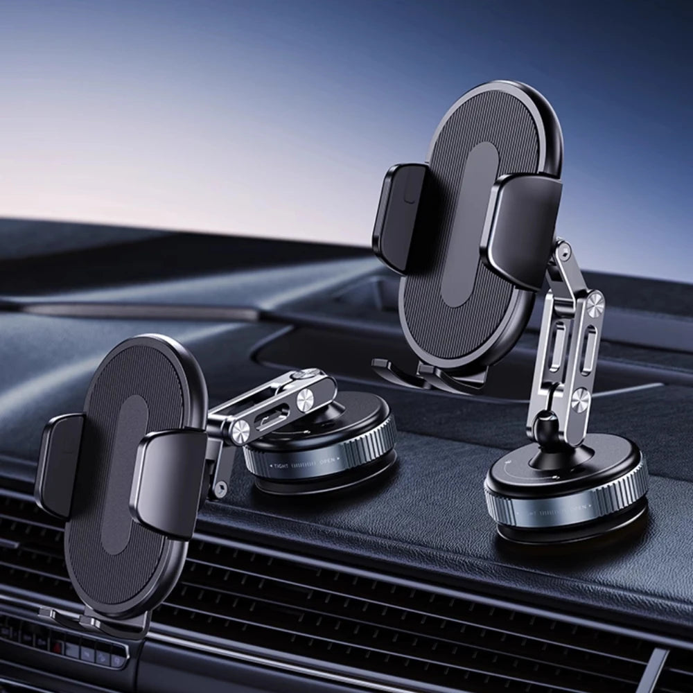 Vacuum Suction Car Phone Holder for Dashboard/Display/Glass Navigation, Universal Fit for Smartphones Over 4.7 Inches