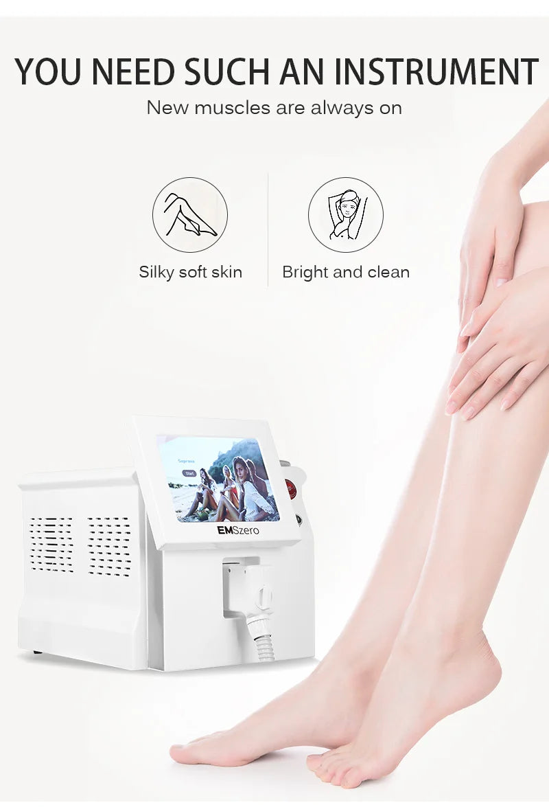 Diode Laser Hair Removal Equipment Freezing Point Painless And Safe Hair Removal System 3 Wavelength 755nm 808nm 1064nm HOT