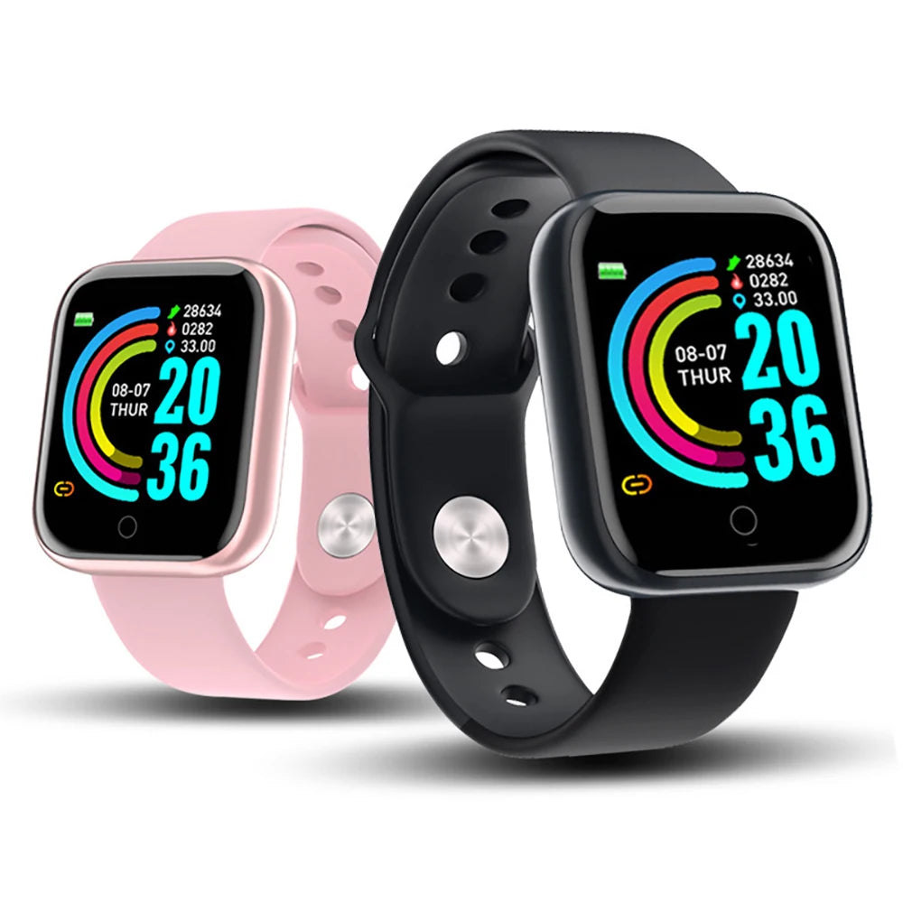 Smart Watches For Women Men Bluetooth Connect Phone Player Music Control Fitness Heart Rate Monitor Sport Bracelet Digital