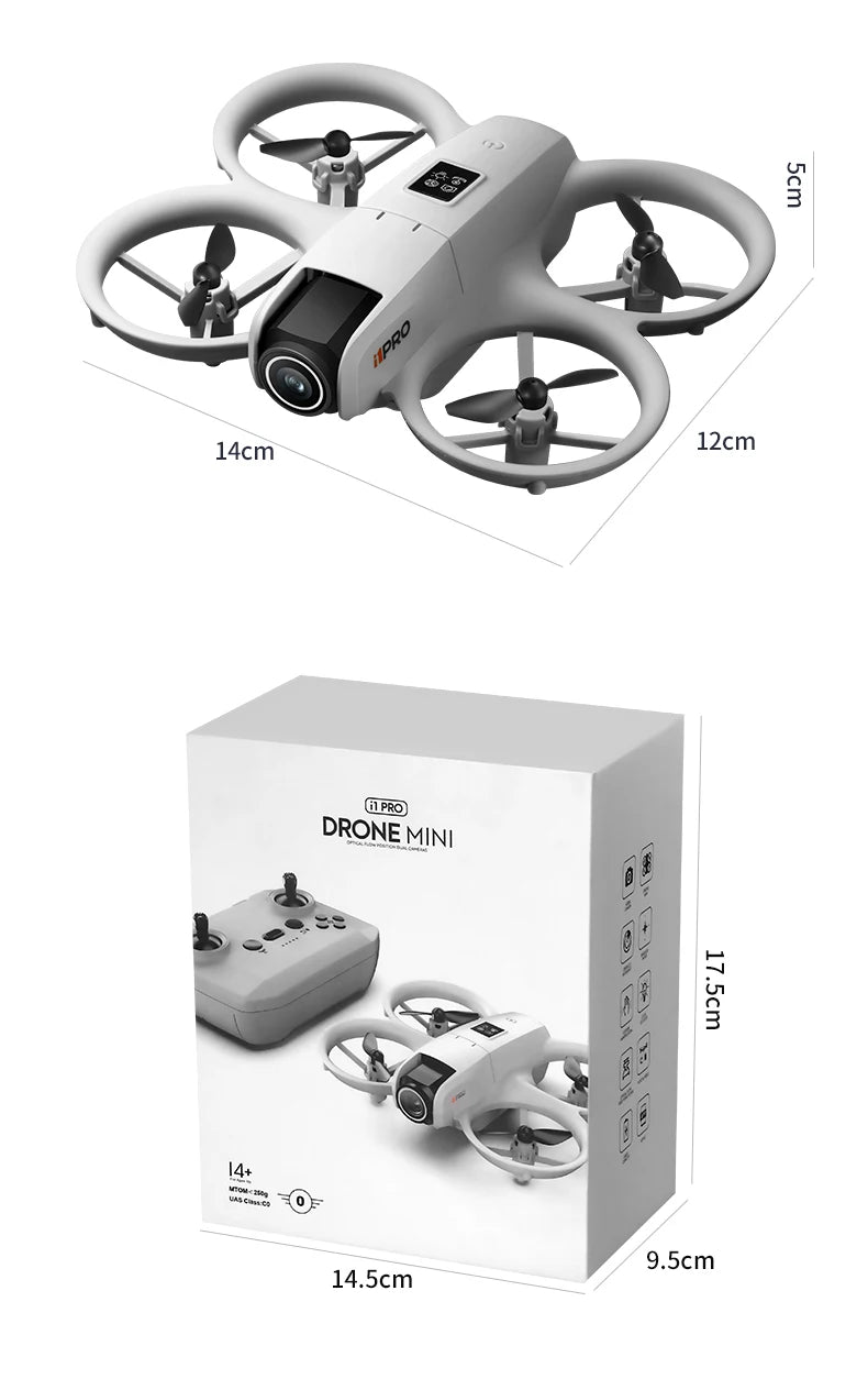 i1PRO Mini Drone Professional 8K HD Camera Drone 5G WIFI FPV UAV With screen remote control Avoidance Aerial Quadcopter Toy Gift
