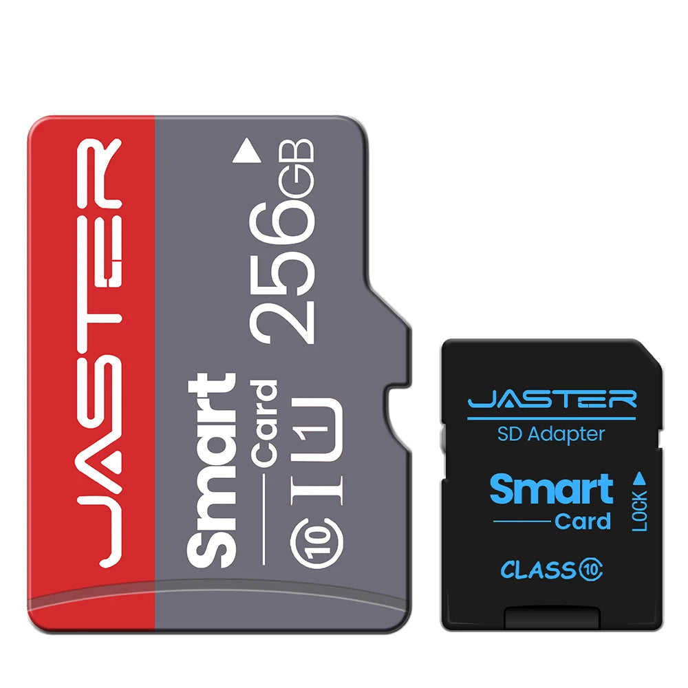 JASTER High Speed Mini SD Memory Card 256GB Class 10 Micro TF flash usb pen drive card 8GB 16GB 32GB 64GB 128GB for Smartphone
