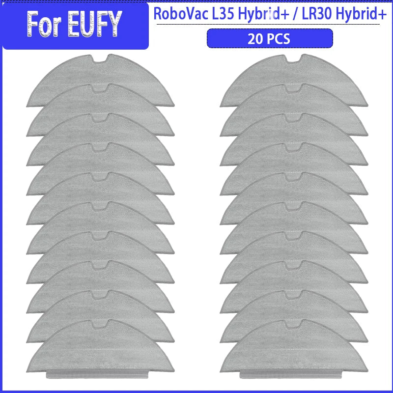 For RoboVac EUFY L35 Hybrid+ / LR30 Hybrid+ HEPA Filter Mop Cloths Dust Bags Spare Parts Accessories Replacement