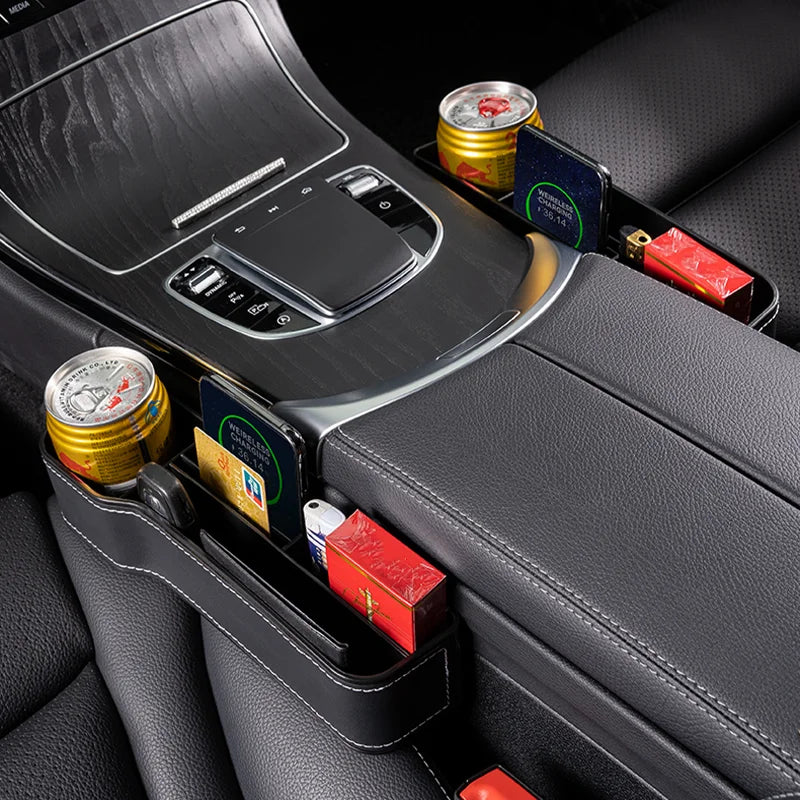 Car Leather Seat Gap Storage Box For changan CS75 PLUS CS95 CS35 alsvin CS15 CS55 Eado changan Car Organizer