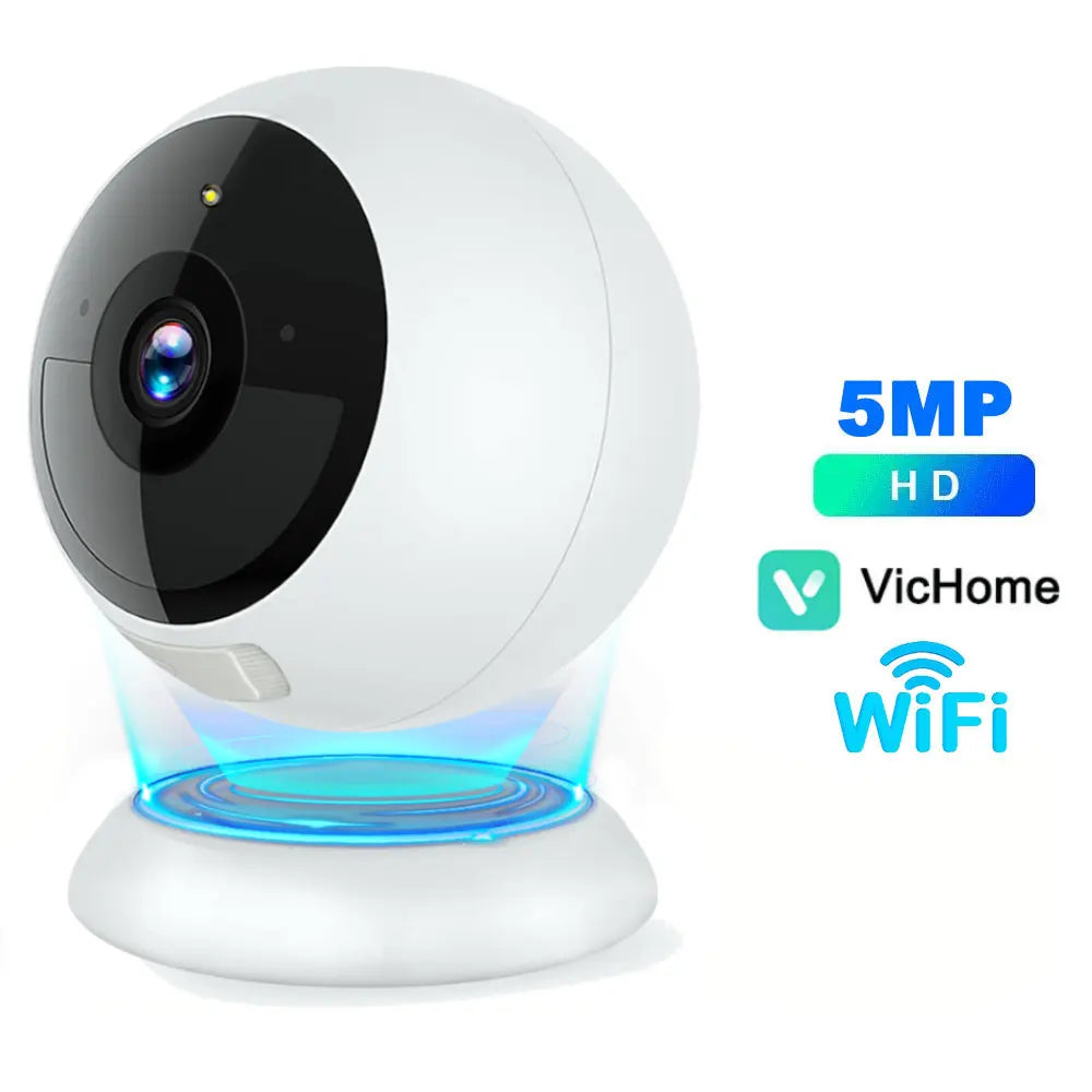 2K Wifi Magnetic Battery Security Camera Indoor/Outdoor 5MP Wireless IP Camera Color Night Vision Motion Tracking Surveillance