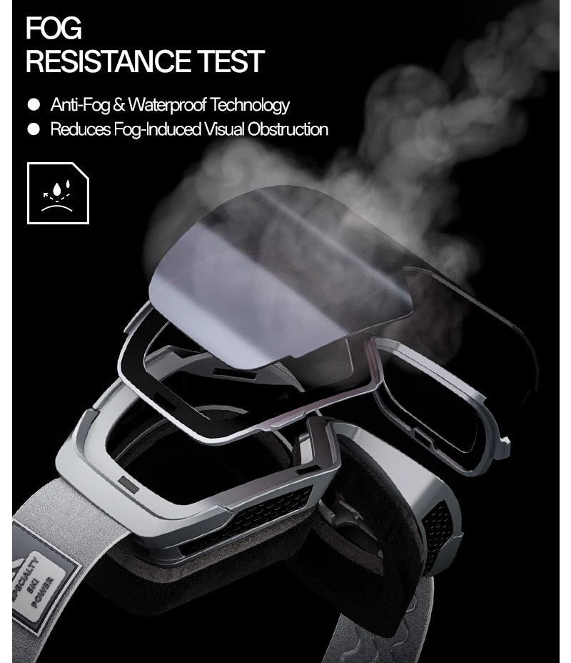 Kapvoe 2026 Skiing Eyewear Flip Ski Goggles Photochromic Snow Goggles Men Snowboard Mask Protection Glasses Snowmobile Winter