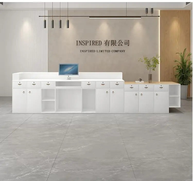 Luxury Reception Desks Modern Display Decorations Reception Desk Accessories Escritorio De Recepcion Commercial Furniture