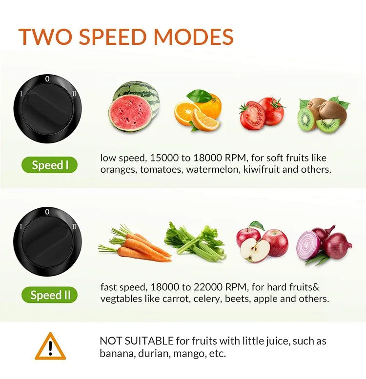 Juice Extractor Professional Juicer Machines Large Capacity caliber slag separation electric automatic multi-function juicer
