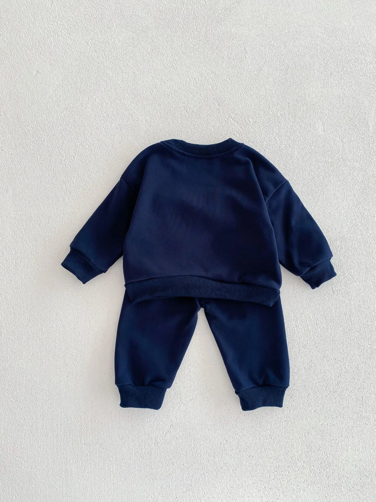 Spring New Baby Clothing Set, Korean Style Cute Bear Two-Piece Outfit for Kids, Long Sleeve Top & Pants Set