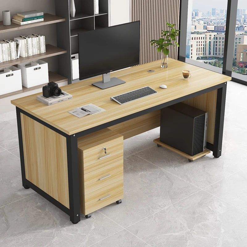 Simple Modern Office Desk Drawers Computer Study Conference Office Desk Reception Bedroom Scrivania Da Ufficio Furnitures