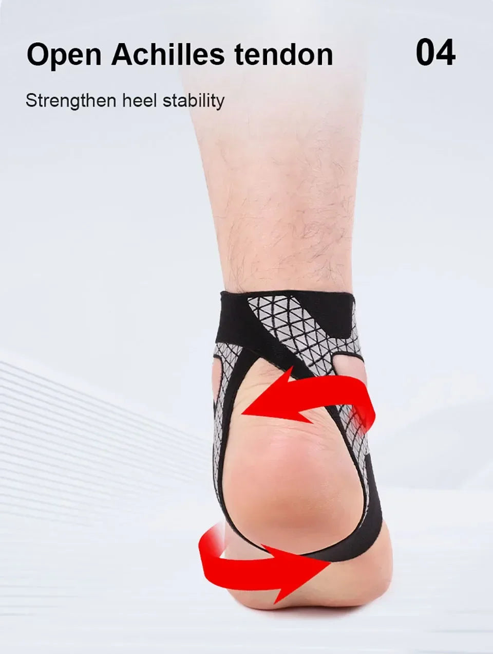 1-10pcs S/M/L  Adjustable Elastic Ankle Wrap Breathable Thin Heel Support Sports Compression for Running  Sprain Prevention
