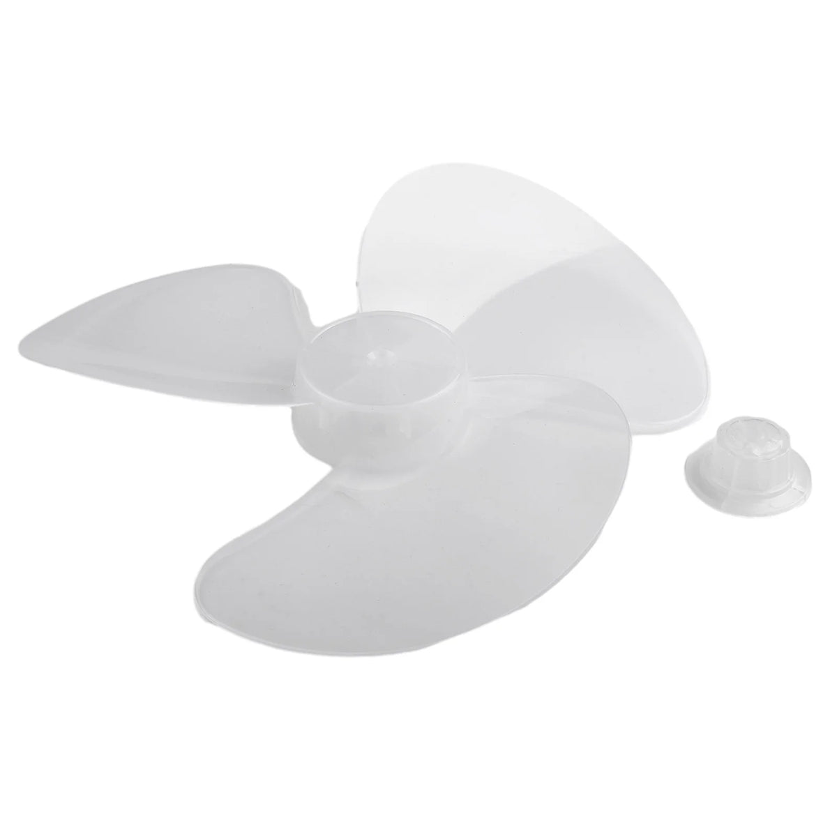 High Quality Fan Blade 3 Leaves Radius 14cm Standing Pedestal Floor Wall Table Fanner Transparent Black Transparent White