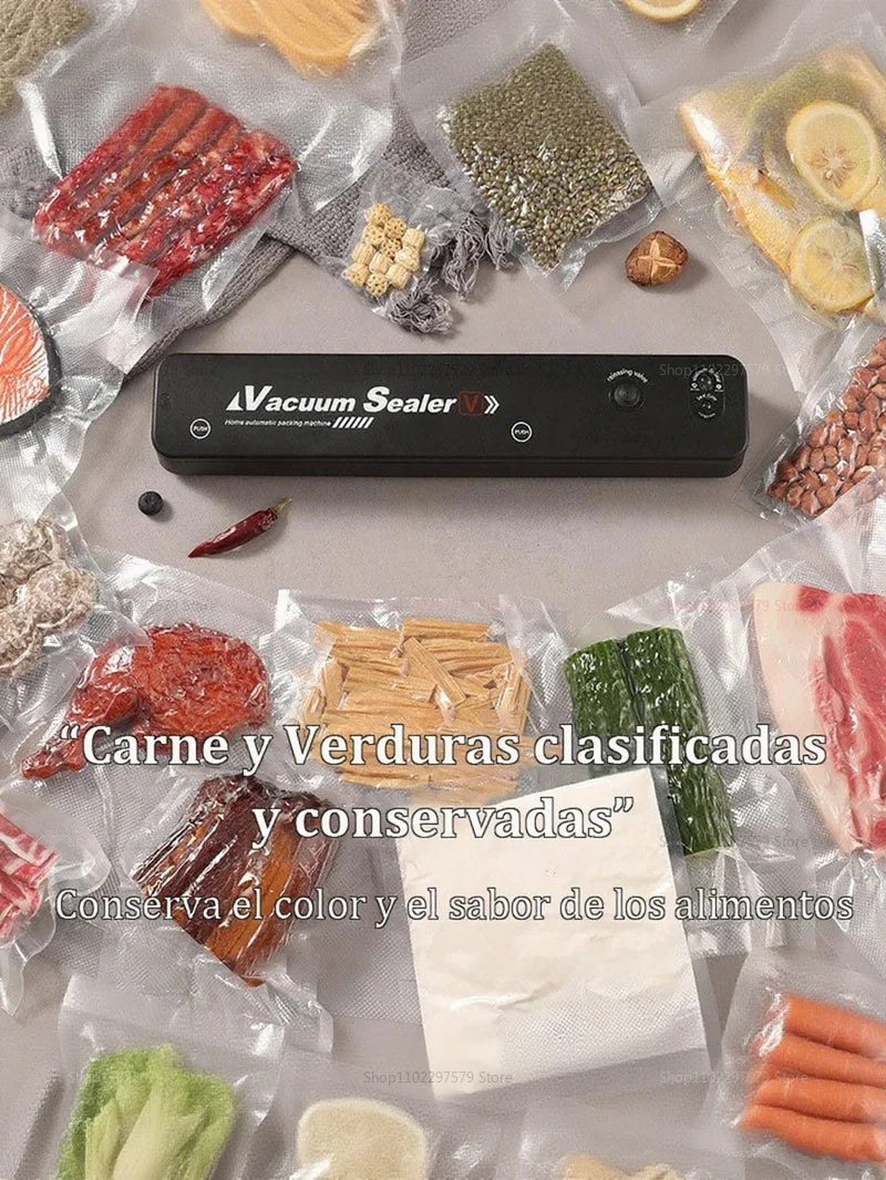 Vacuum Sealer Machine with 2 in 1 Mode for Fruits Meat Food Storage Includes 2 Vacuum Seal Bags Food Saver Kitchen Appliances
