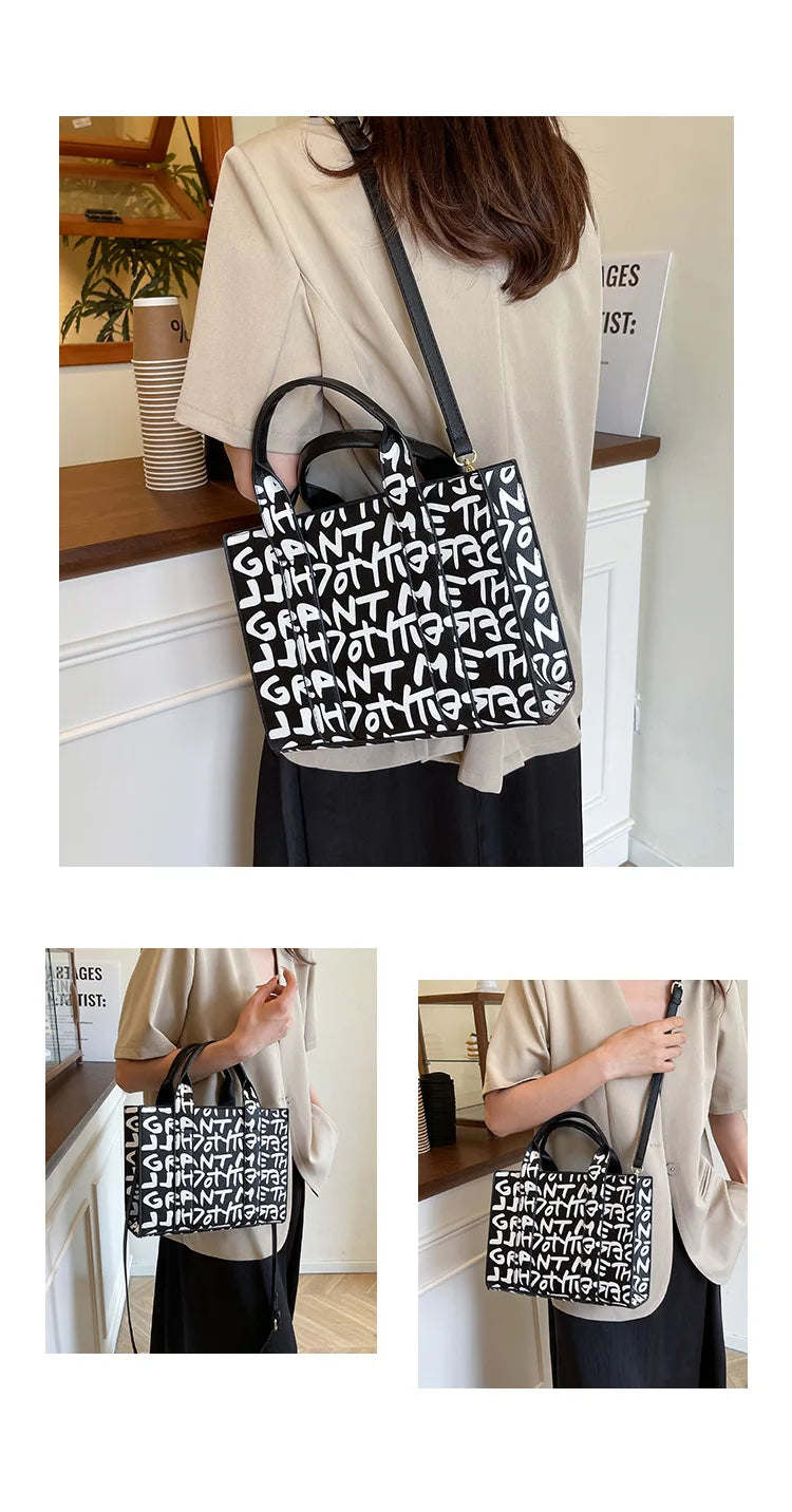 PU Leather Casual Crossbody Bags for Women Ladies Luxury Designer Tote Handbag Female Large Capacity Travel Shoulder Bag Sac